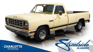 Video Thumbnail for 1982 Dodge D/W Truck