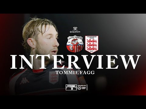 Match winner Tommie Fagg interview: Sheppey United 1-2 Faversham Town