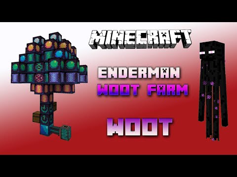 Enderman Farm 💠 Woot Factory 💠 Minecraft Woot Tutorial 💠 English 💠 #Minecraft