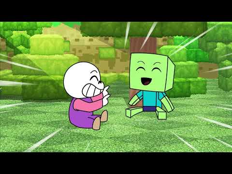 Sans And Cute Baby Sans In Minecraft Tale【 Minecraft Animation - Undertale Animation 】