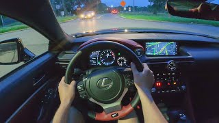 [와인딩 로드 매거진] Lexus RC-F Fuji Edition - POV Night Drive (Binaural Audio)
