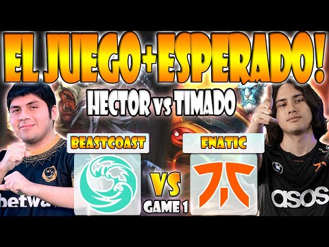 BEASTCOAST VS FNATIC BO3[GAME 1]ELIMINATION - TIMADO VS K1 HECTOR - PGL ARLINGTON MAJOR 2022 - DOTA
