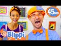 Blippi And Meekah Make Arts And Crafts BEST OF BLIPPI TOYS Educational Videos For Kids