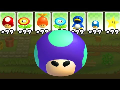 What happens if Poison Mushroom use Marios Power-Ups?