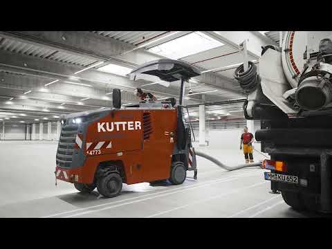 KUTTER Bauunternehmung - STAUBFREIE HALLENFRÄSARBEITEN