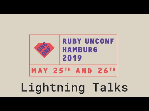 Lightning Talk 5 @ Ruby Unconf 2019: Organizing Ourselves