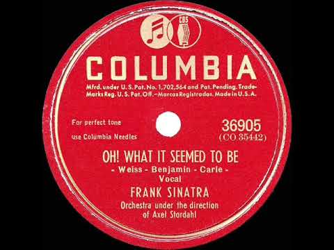 1946 HITS ARCHIVE: Oh! What It Seemed To Be - Frank Sinatra (a #1 record)