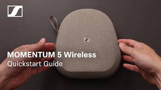 Video thumbnail for MOMENTUM 5 Wireless Quickstart: How to Setup & Pair by Sennheiser