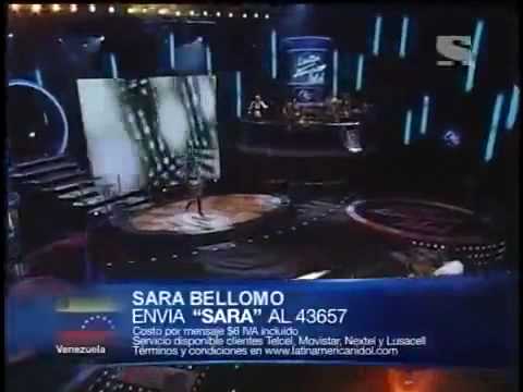 sara bellomo - perdoname - latin american idol 2009 - 5º concierto