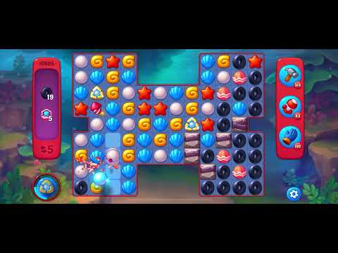 Fishdom Hard level 10905 no boosters フィッシュダム ハード