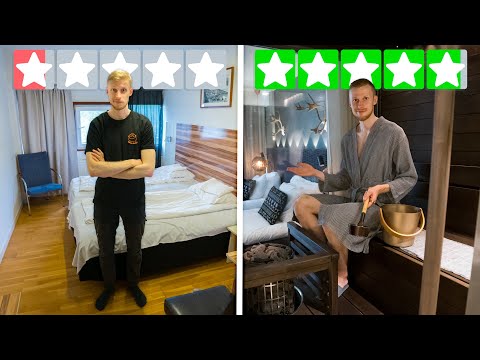 Käytiin Suomen huonoiten ja parhaiten arvostelluissa hotelleissa!