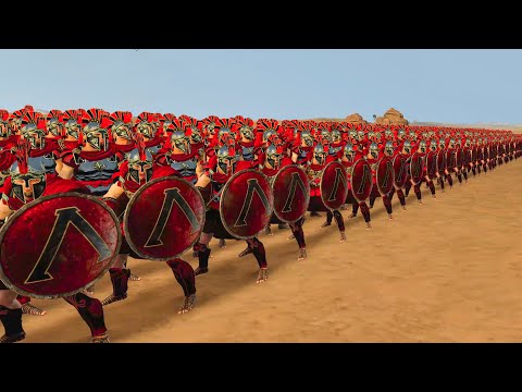 1000 ROYAL SPARTANS vs 6000 AMAZONS - Total War ROME 2