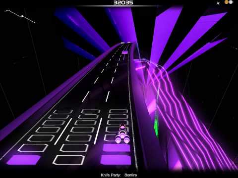 [Audiosurf] Knife Party -- Bonfire