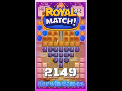 Royal Match Level 2149 - Super Hard Level - No Boosters Gameplay