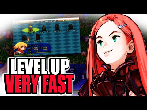 Final Fantasy Tactics Advance Speed Run Fast Level Up Method