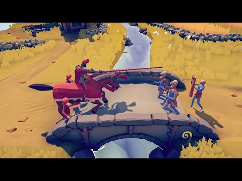 RENAISSANCE TEAM vs TRIBAL TEAM - Totally Accurate Battle Simulator TABS