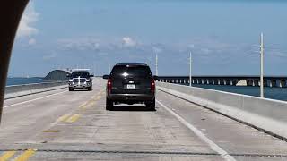 Driving on the 7 Mile Bridge - Florida Keys