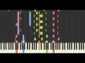 Yann Tiersen - La Parade (Synthesia Tutorial)