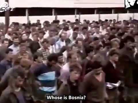The mass capture of Islamists in Bosnia 1994 by Serbian forces,