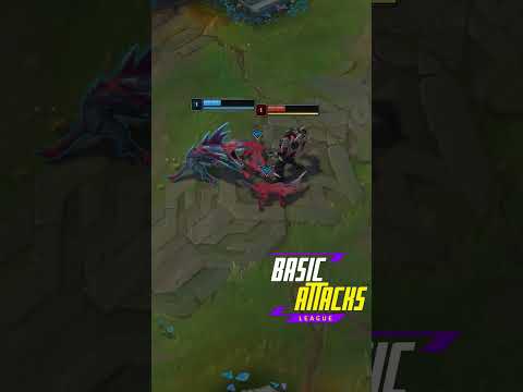 NAAFIRI VS ZED LVL1 LEAGUE OF LEGENDS BASIC ATTACKS