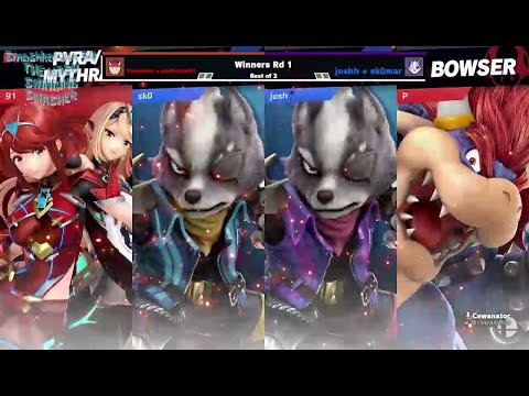 SpikeyMike & Cewanator (R) vs. sk0mar & joshh (B) - Winners Rd 1 - Smashkatoon 54