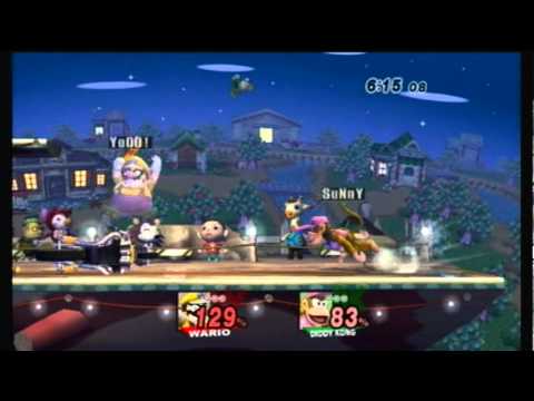 GENESIS 2 - Ally (Wario) Vs. Gnes (Diddy Kong) - Losers Semis - SSBB