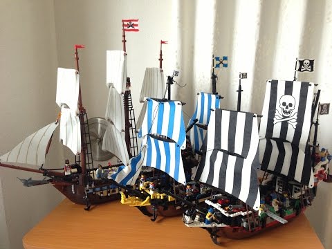Lego Pirate Imperial Ship Comparison Sets 6277 6285 10040 6274 6286 FOJ