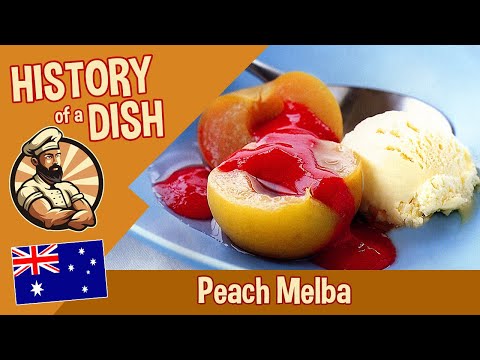 PEACH MELBA | The History of a Sweet Classic Dessert