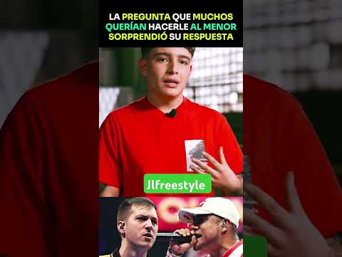 chuty o aczino ? esto respondió el menor # #freestyle #freestylerap #batallasrap #fms #rap