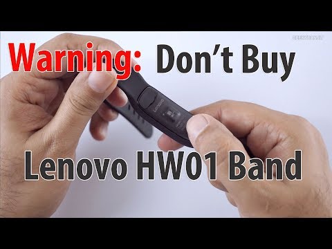 Warning: Don't Buy the Lenovo HW01 Smart Fitness Band