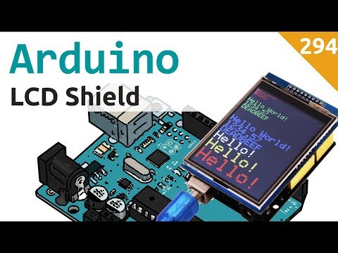 Utilizzare una shield LCD con Touch screen ILI9341 240X320 con Arduino - Video 294
