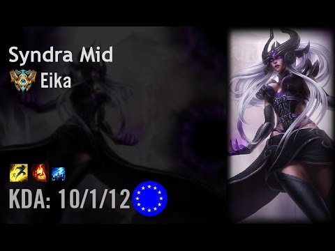 Syndra Mid vs Zed - Eika - EUW Challenger Path 6.5