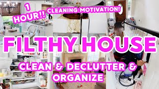 *FILTHY* HOUSE CLEAN WITH ME! CLEAN, DECLUTTER & ORGANIZE 2021! EXTREME SPEED CLEANING MOTIVATION!