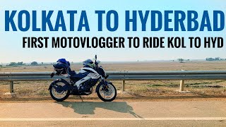 KOLKATA to HYDERABAD on NS200 | First MOTOVLOGGER to do Kolkata to Hyderabad on Bike | PART 1 [PSR]