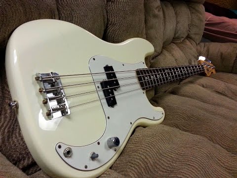 Fender Precision Bass with Jazz Neck Olympic White image 12