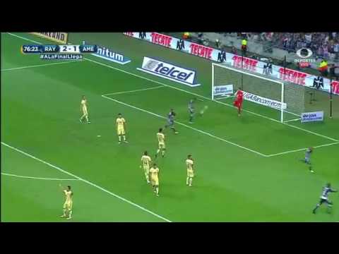 Golazo de Carlos Sanchez Rayados vs America 4-2