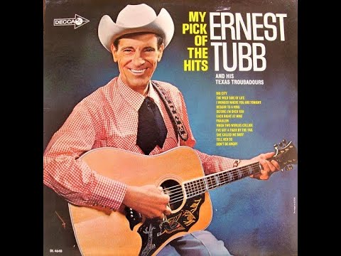 Ernest Tubb "My Pick of the Hits" complete mono vinyl Lp
