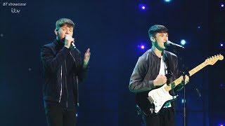 Sean and Conor Price  sing &quot;Strong&quot; &amp;Comments X Factor 2017 Live Show Week 1 Sunday