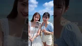 真夏の海から水着美女が配信中