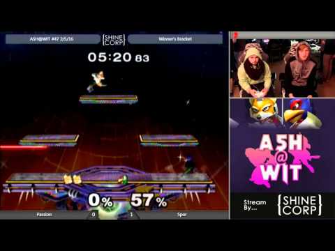 Passion (Fox) vs Spor (Falco) - ASH@WIT #46 Melee Bracket