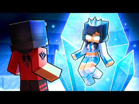 Becoming the SNOW QUEEN In Minecraft!