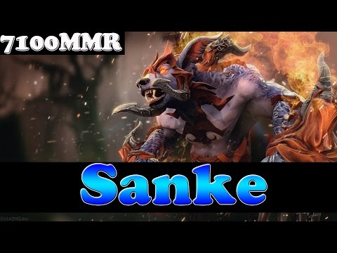 Dota 2 - Sanke 7100 MMR Plays Ursa Vol 2  - Ranked Match Gameplay!