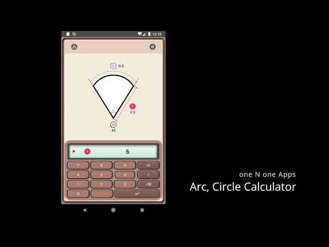 Arc, Circle Calculator