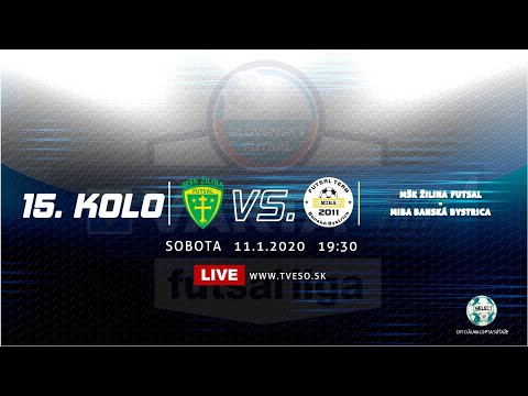 LIVE: MŠK ŽILINA FUTSAL - MIBA BANSKÁ BYSTRICA, 11.1.2020