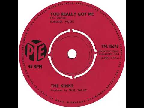 UK New Entry 1964 (169) The Kinks - You Really Got Me