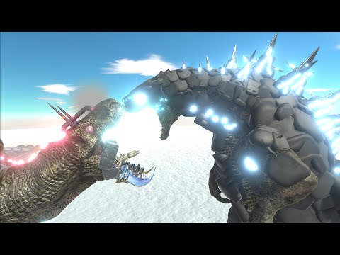 DINOMECHASAURUS, DINOSAURUS & GODZILLASAURUS EPIC BATTLES -   ANIMAL REVOLT BATTLE SIMULATORS