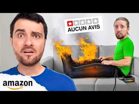 J'ai acheté les objets AMAZON avec ZÉRO AVIS ! #2 (n'achetez pas ça)