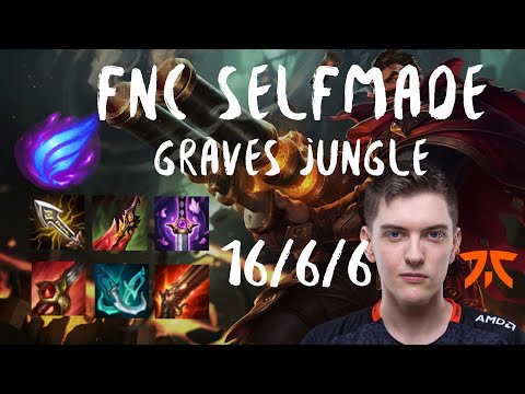 FNC Selfmade and his LEGENDARY Crit Graves - Pro Build Guide Graves Jungle vs Nunu Jungle