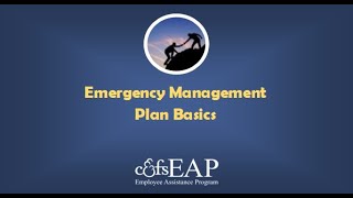 Emergency Management Plan Basics