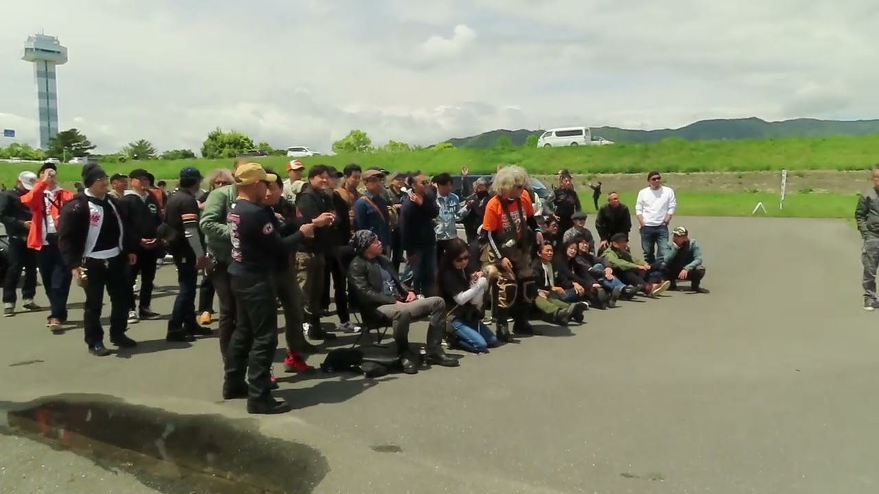 名古屋缶コーヒースポーツスターミーティング　集合写真　撮影風景